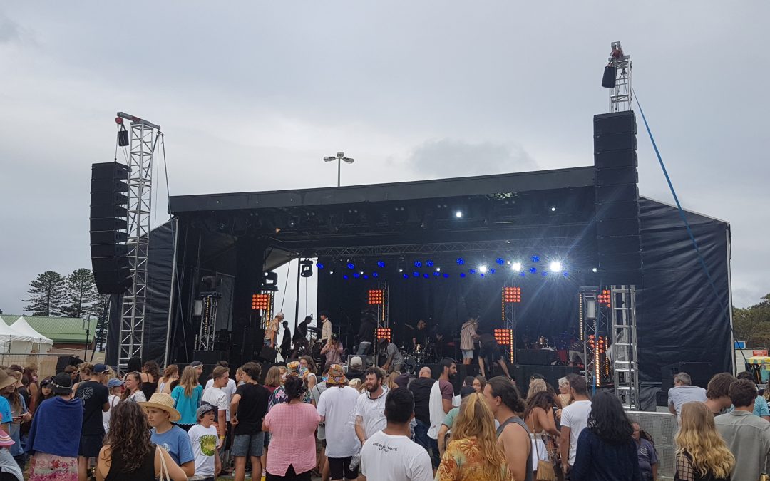 Lighting for The Cat Empire as they thrill Wollongong for Yours and Owls
